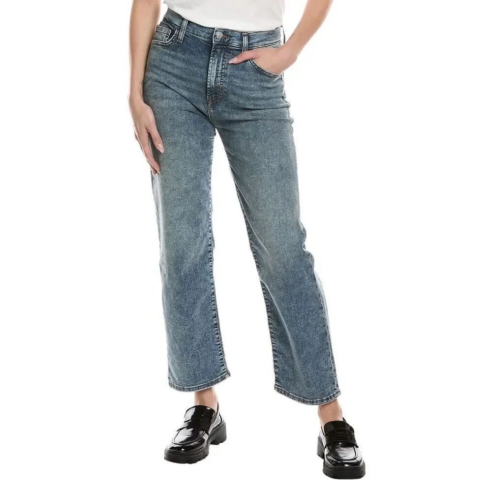 Hudson Jeans Noa Odelay High Rise Straight Leg Ankle Denim Size 28